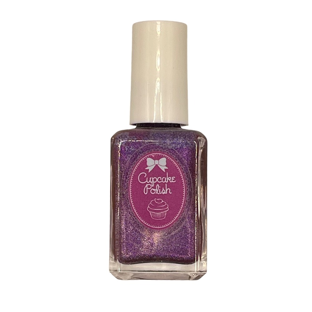 Cupcake‎ Polish Indie Nail Lacquer 15 ML "Berry Good Looking" Purple Holographic